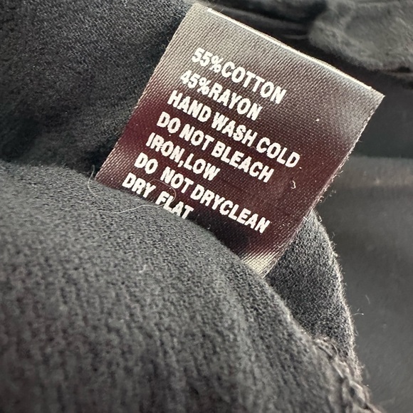 NWOT POL Black half Button-Up front dress - Picture 5 of 5